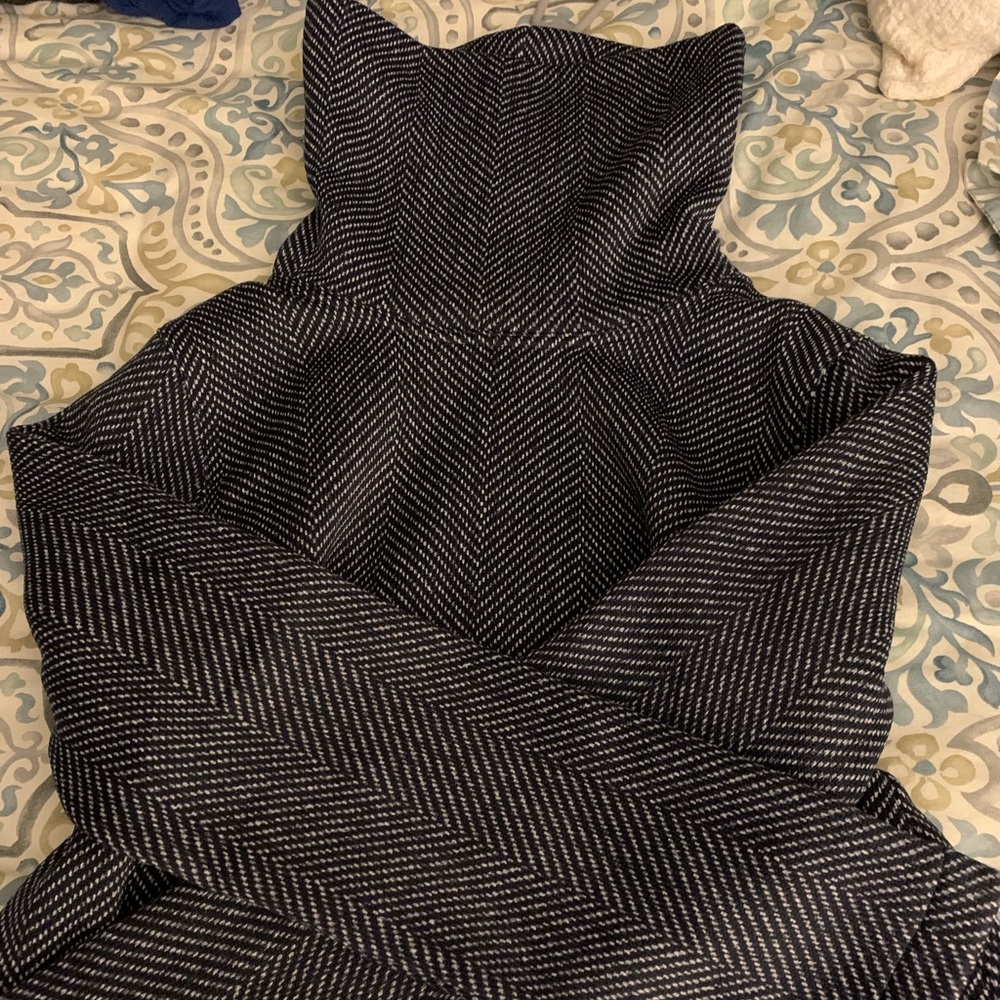 NWT Cowl neck navy and white sweater - J.Crew size medium